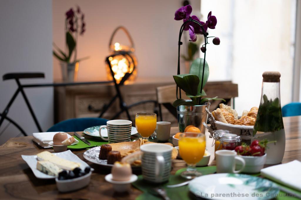 La Parenthese des Capucins - Maison d-hotes a Bordeaux – Petit dejeuner