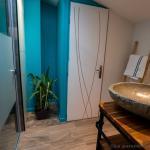 Salle de bain de la chambre exotique - Maison d-hotes a Bordeaux